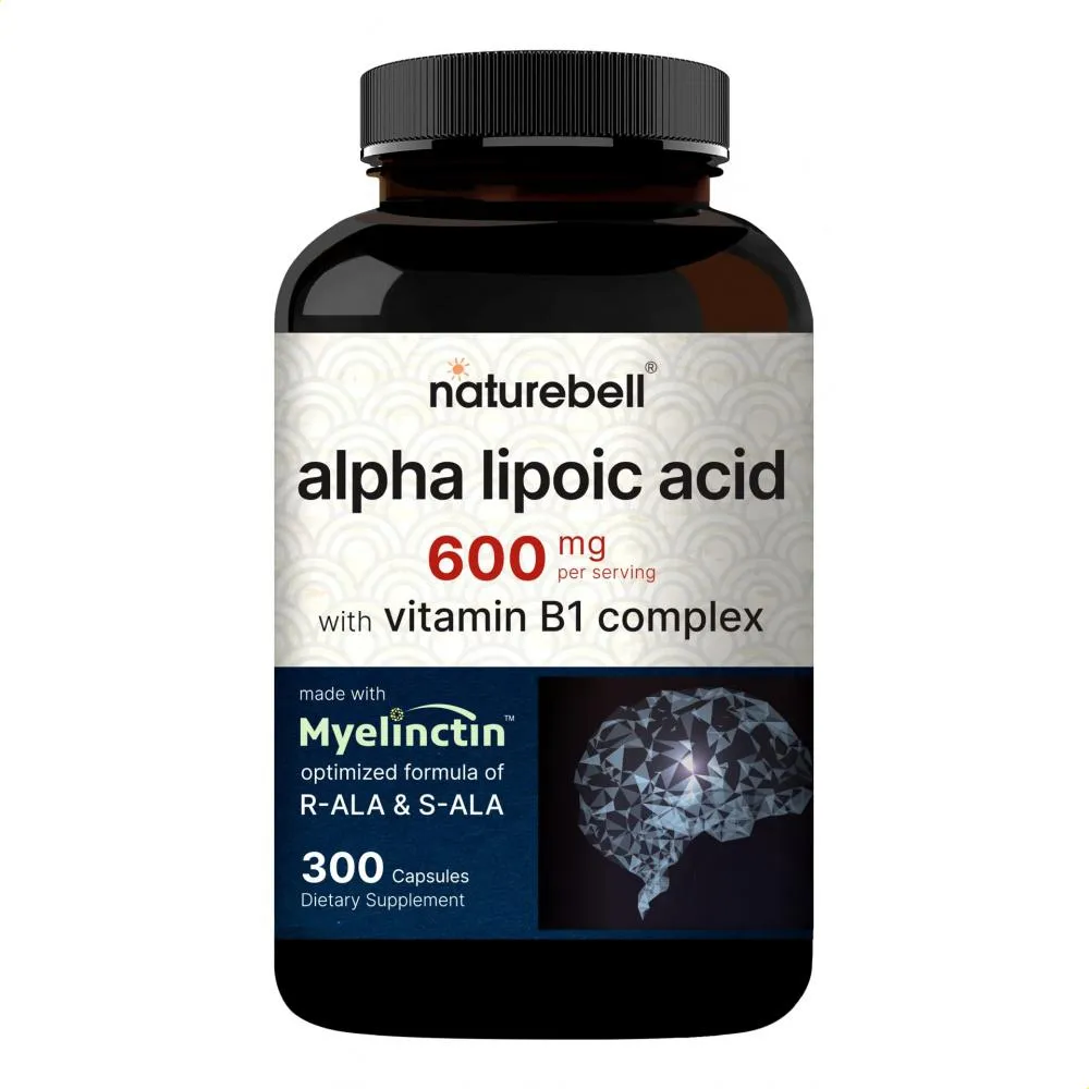 🧠 Ácido alfa lipoico (ALA) de 600 mg